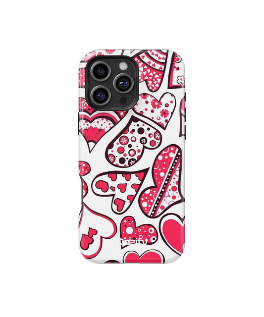 Charming Red Hearts Party Delight iPhone case Case Cazify - Delivery Canada
