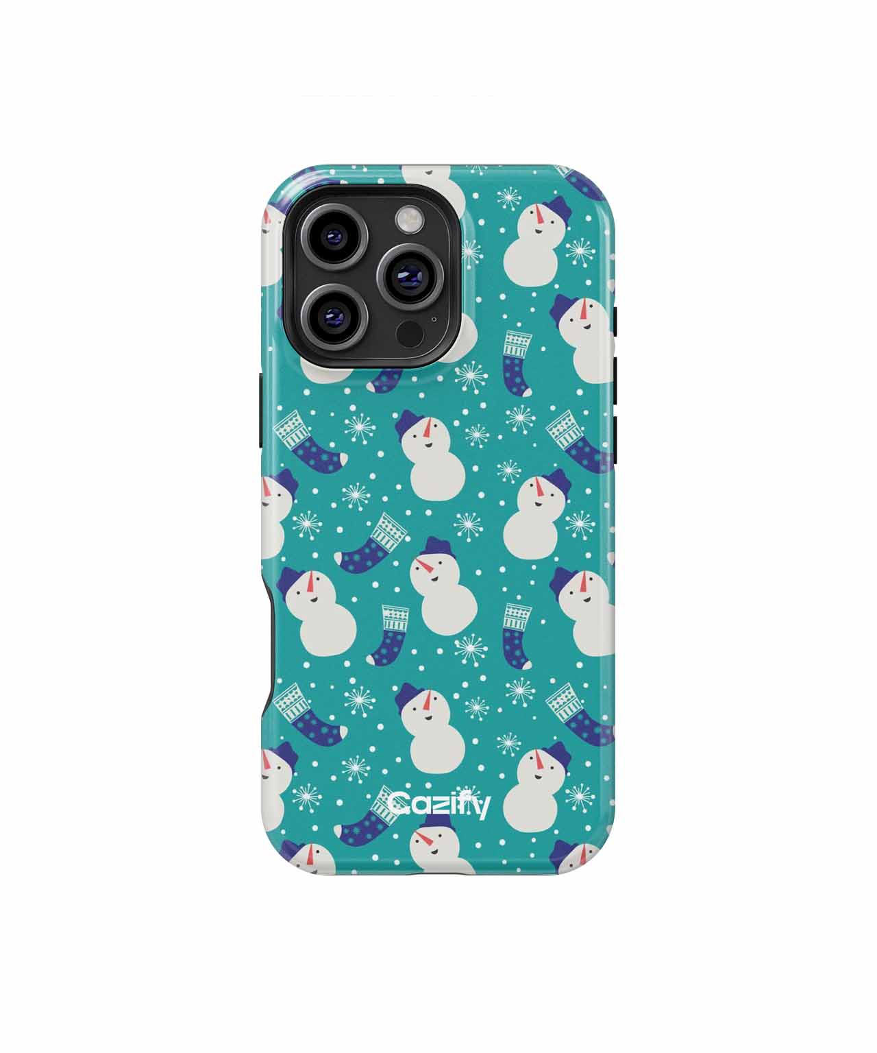 Charming Snowmen and Socks Dance iPhone case Case Cazify - Delivery Canada