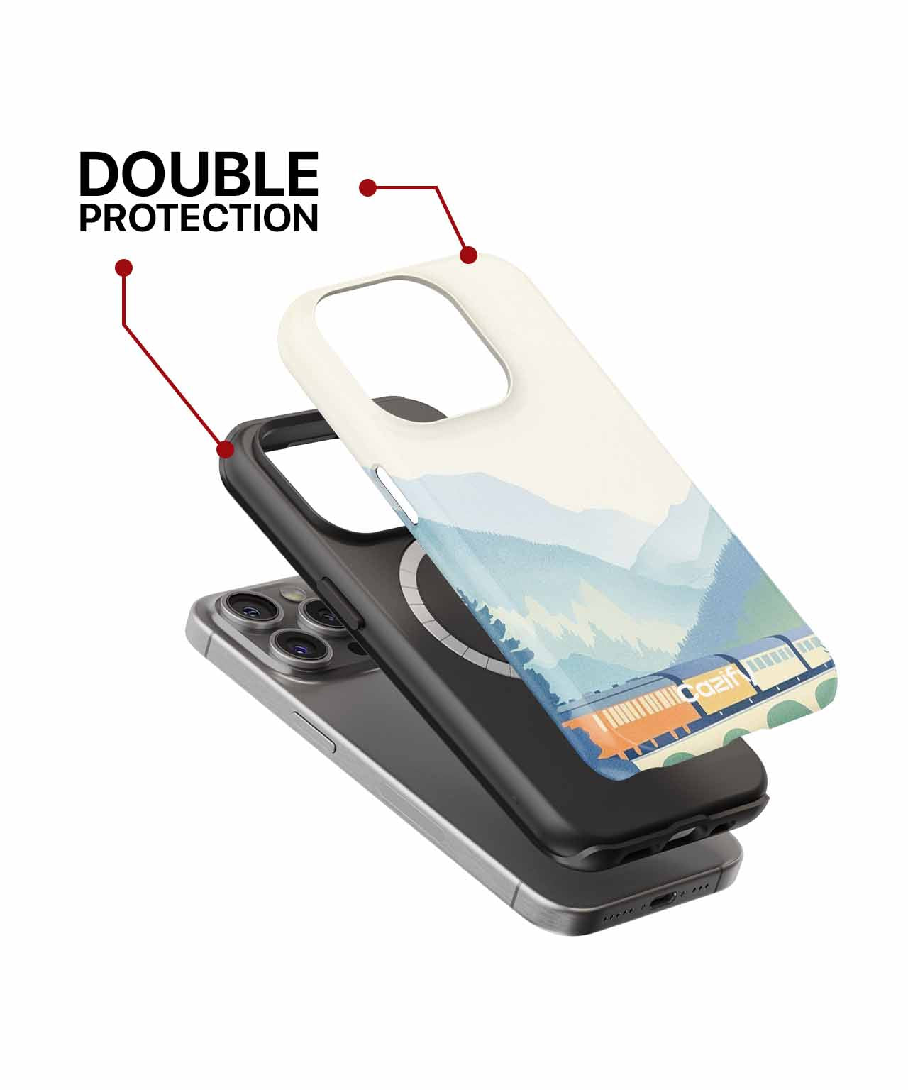 Charming Train Adventure Through Mountains iPhone case Case Cazify - Delivery Canada
