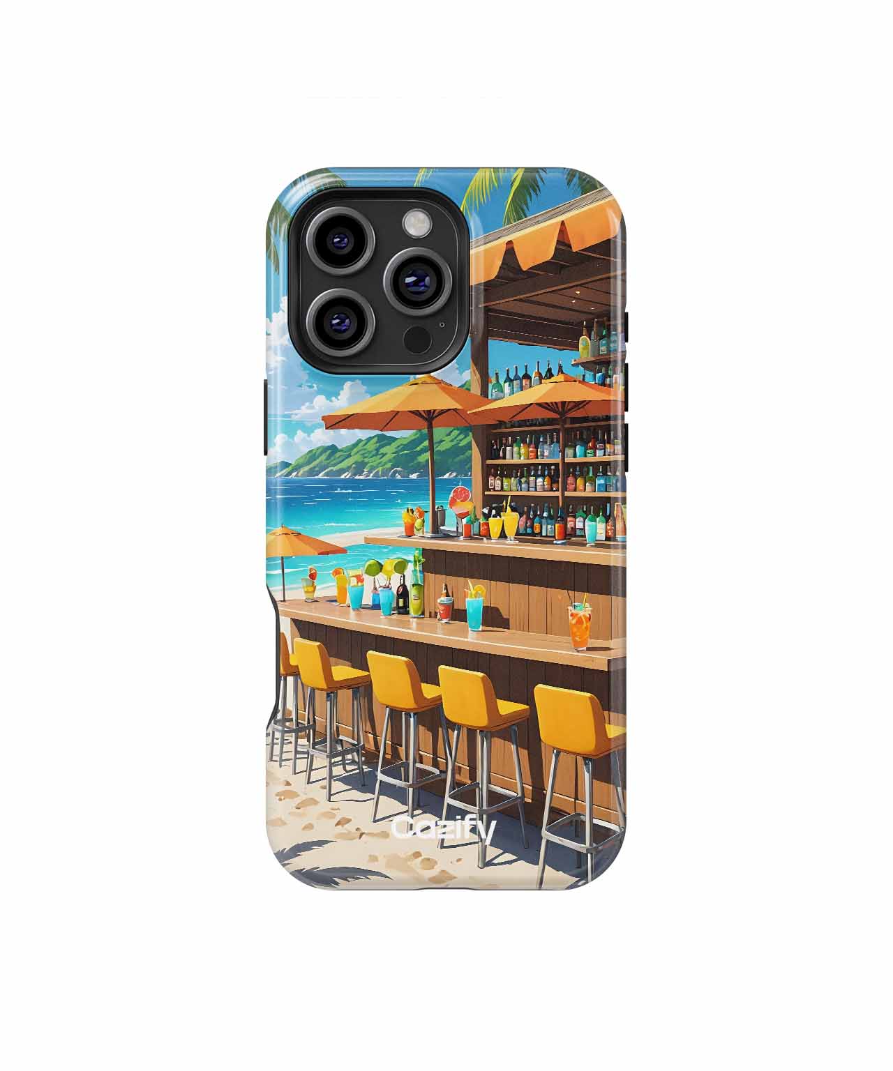 Charming Tropical Cocktail Paradise iPhone case Case Cazify - Delivery Canada