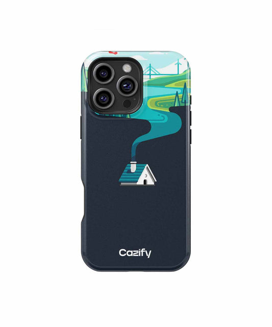 Charming Whimsical Cottage Adventure iPhone case Case Cazify - Delivery Canada
