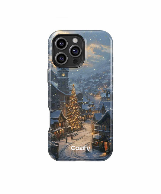 Charming Winter Wonderland with Twinkling Lights iPhone case Case Cazify - Delivery Canada