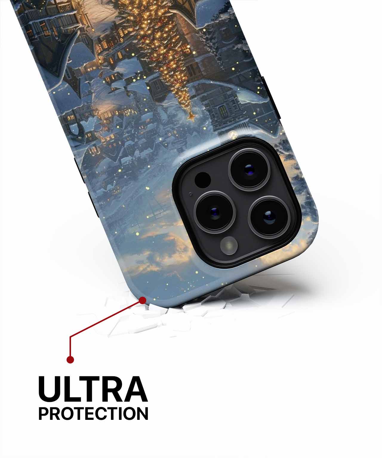 Charming Winter Wonderland with Twinkling Lights iPhone case Case Cazify - Delivery Canada