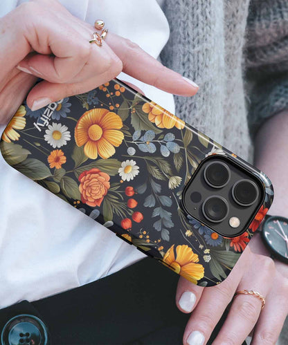 Cheerful Blooming Garden Delight iPhone case Case Cazify - Delivery Canada