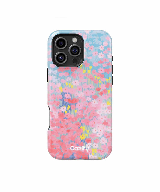 Cheerful Blooming Garden of Happiness iPhone case Case Cazify - Delivery Canada