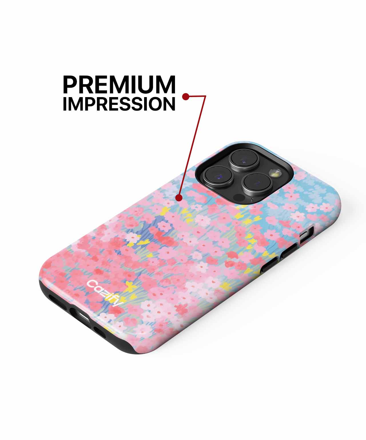 Cheerful Blooming Garden of Happiness iPhone case Case Cazify - Delivery Canada