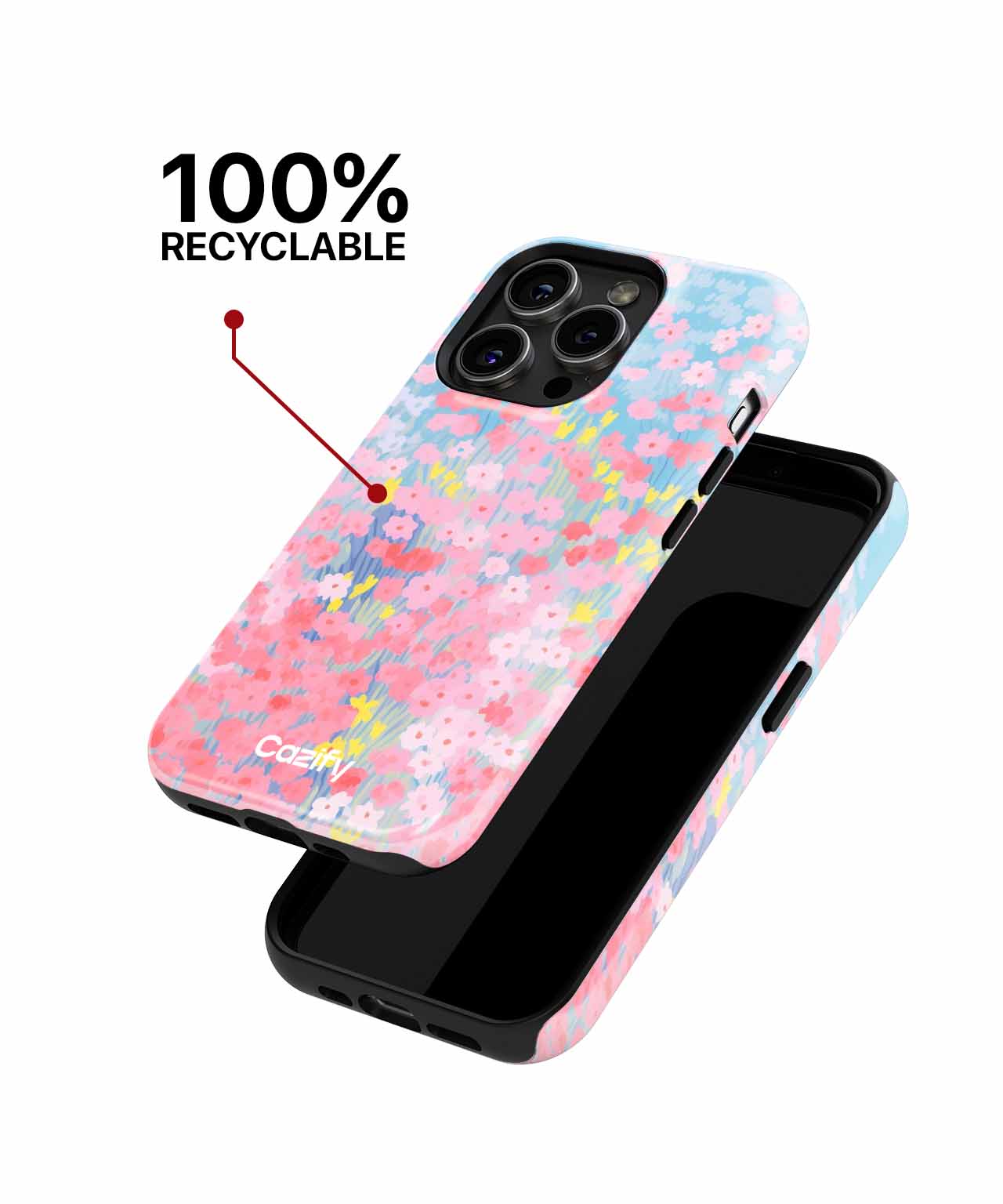 Cheerful Blooming Garden of Happiness iPhone case Case Cazify - Delivery Canada