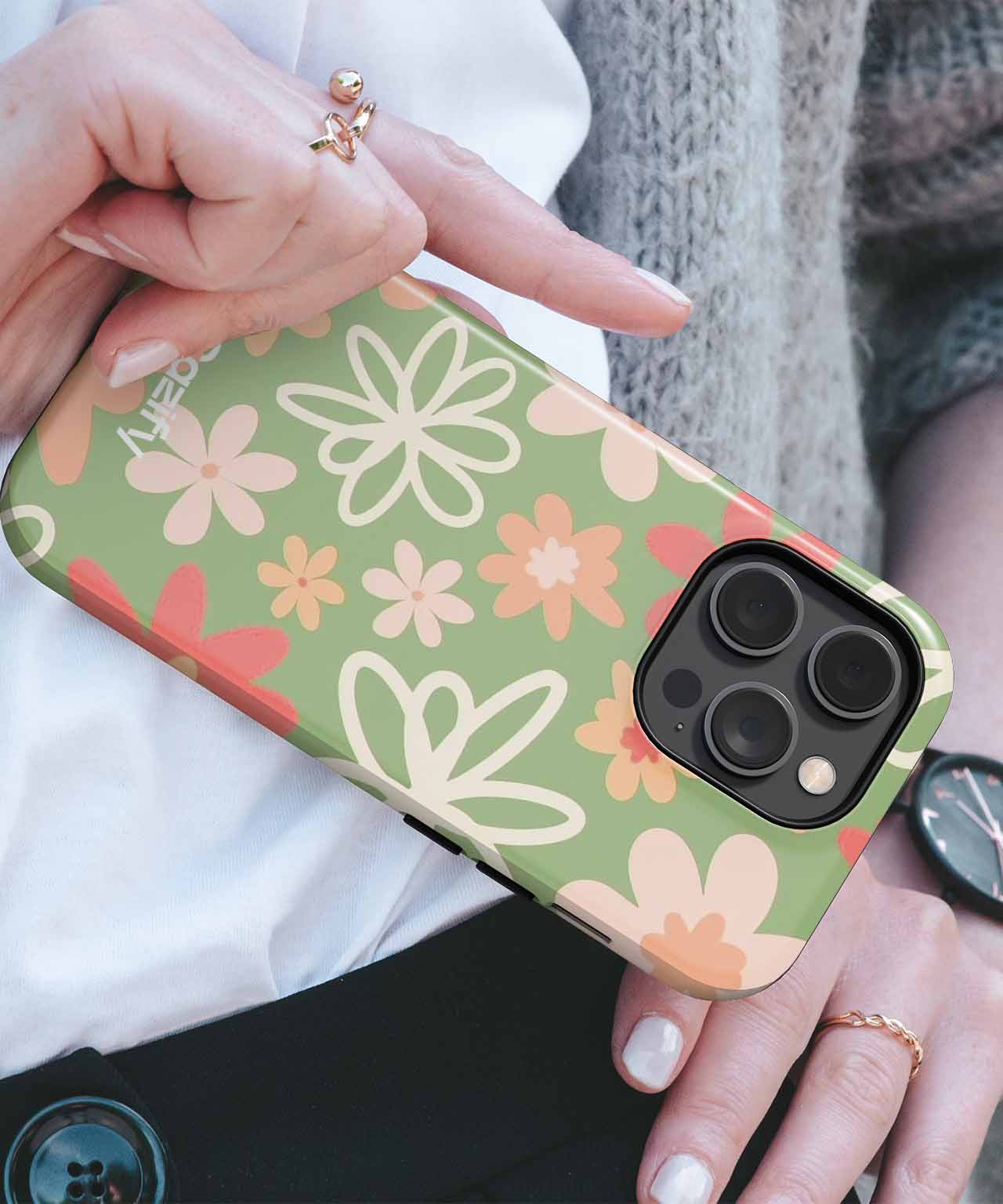 Cheerful Blooming Garden Vibes iPhone case Case Cazify - Delivery Canada