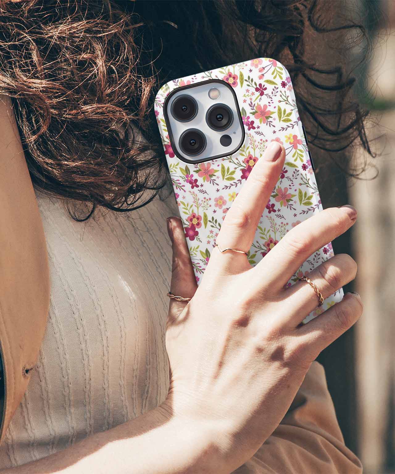Cheerful Blooms Dancing in the Sun iPhone case Case Cazify - Delivery Canada