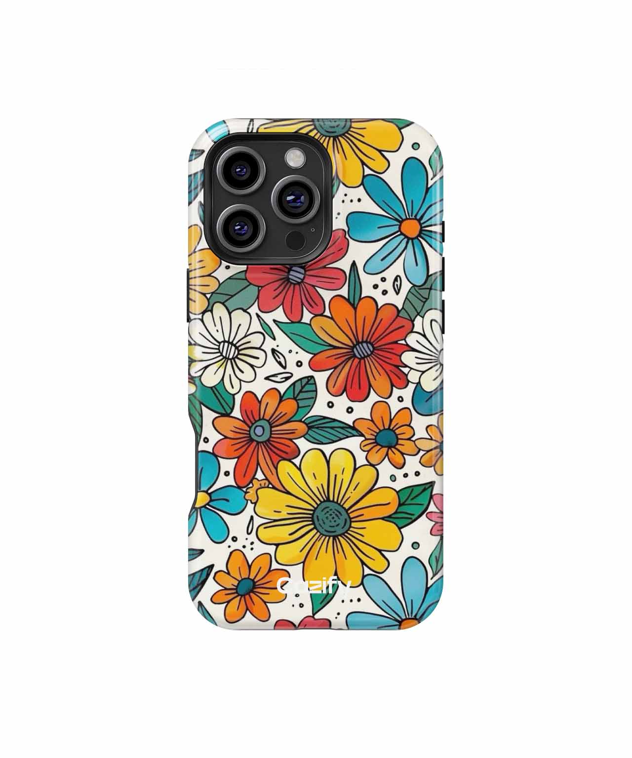 Cheerful Blooms of Spring Delight iPhone case Case Cazify - Delivery Canada
