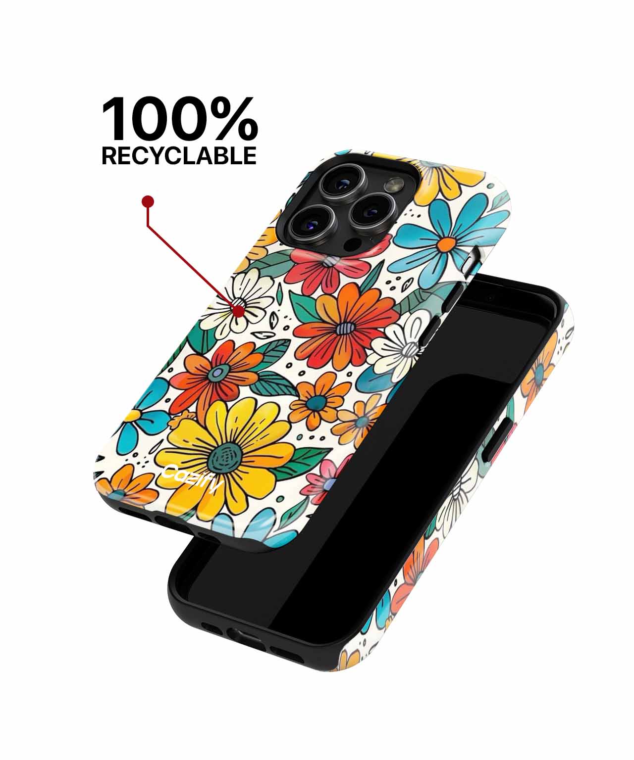Cheerful Blooms of Spring Delight iPhone case Case Cazify - Delivery Canada