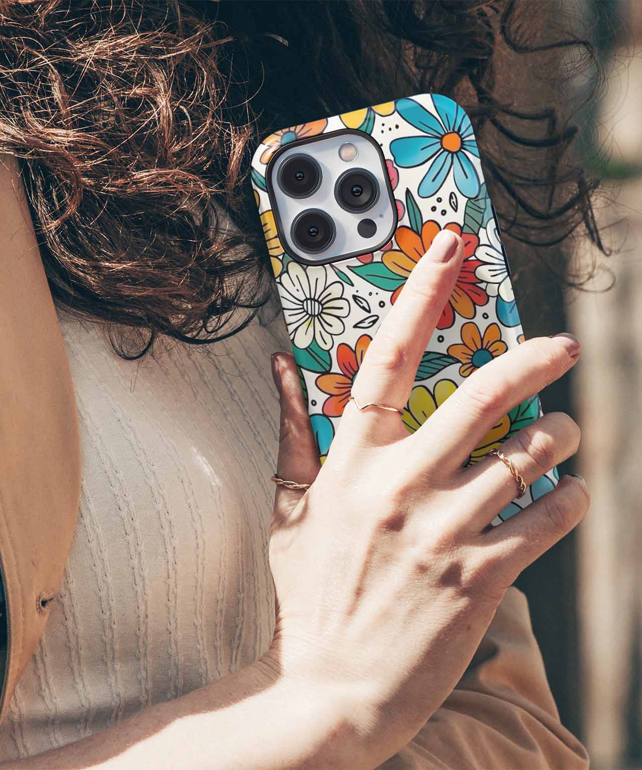 Cheerful Blooms of Spring Delight iPhone case Case Cazify - Delivery Canada