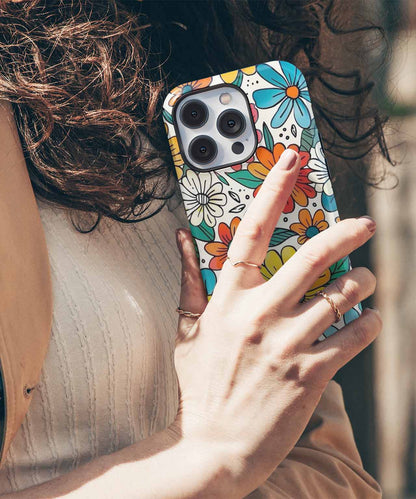 Cheerful Blooms of Spring Delight iPhone case Case Cazify - Delivery Canada