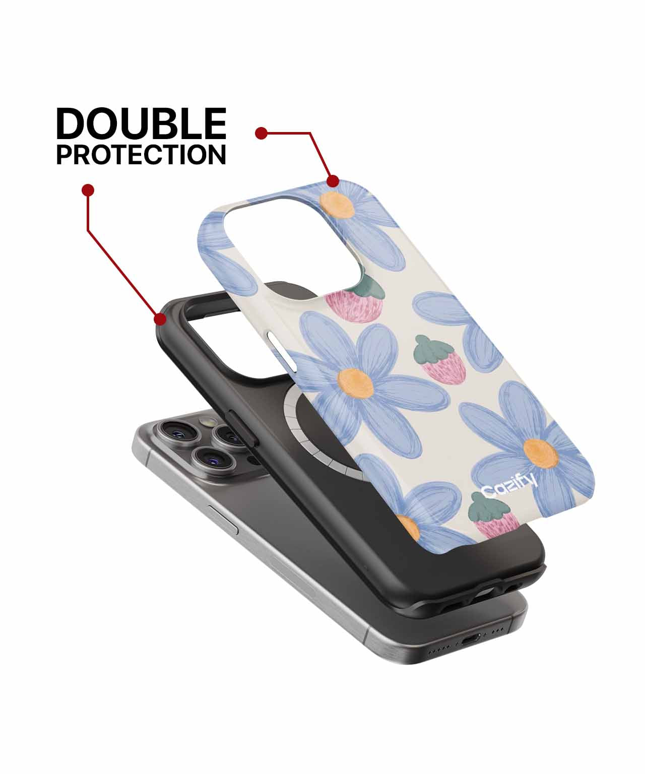 Cheerful Blossoms with Sweet Treats iPhone case Case Cazify - Delivery Canada