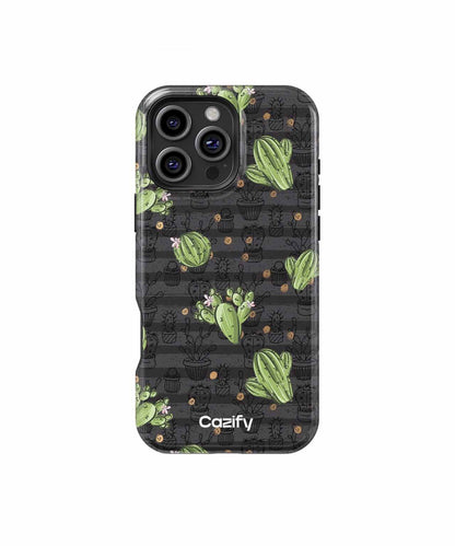 Cheerful Cacti Dancing in the Desert iPhone case Case Cazify - Delivery Canada