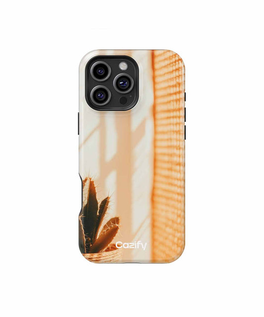 Cheerful Cactus in Sunny Glow iPhone case Case Cazify - Delivery Canada