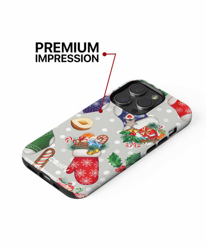 Cheerful Christmas Stockings with Treats iPhone case Case Cazify - Delivery Canada