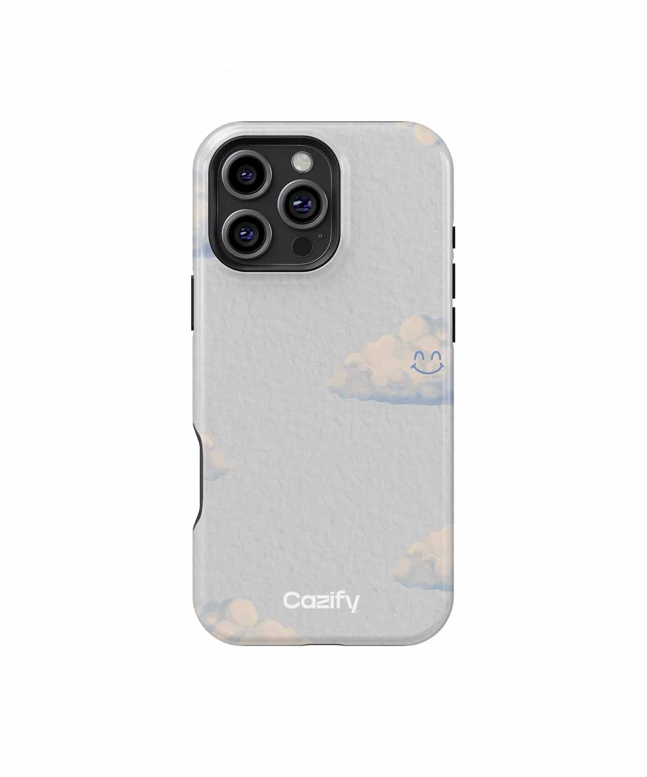 Cheerful Clouds with Smiling Faces iPhone case Case Cazify - Delivery Canada