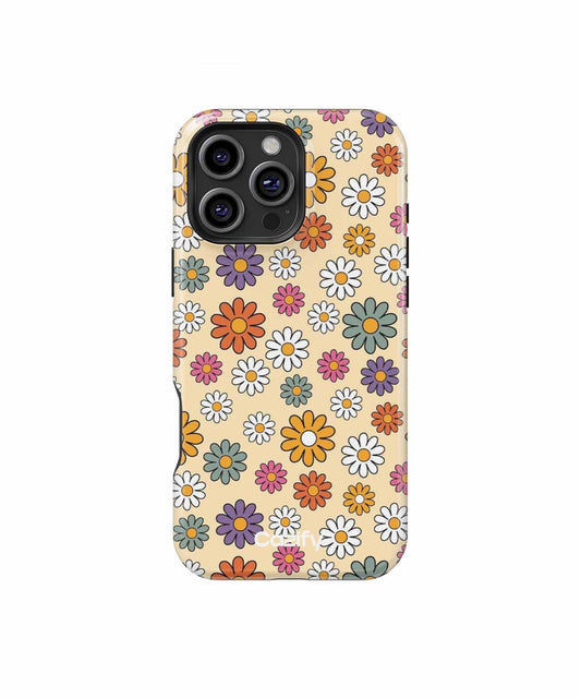 Cheerful Colorful Flower Power Pattern iPhone case Case Cazify - Delivery Canada