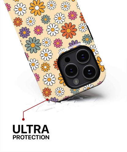 Cheerful Colorful Flower Power Pattern iPhone case Case Cazify - Delivery Canada