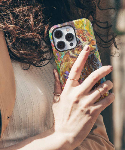 Cheerful Colorful Rabbit in Bloom iPhone case Case Cazify - Delivery Canada