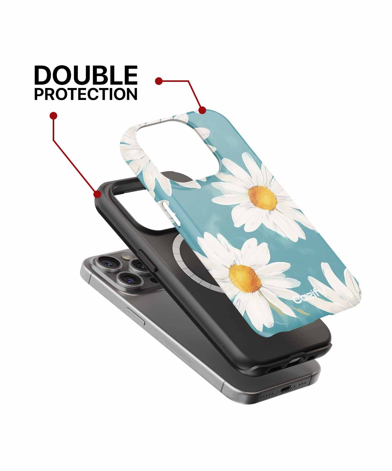 Cheerful Daisies Dance in Sunshine iPhone case Case Cazify - Delivery Canada