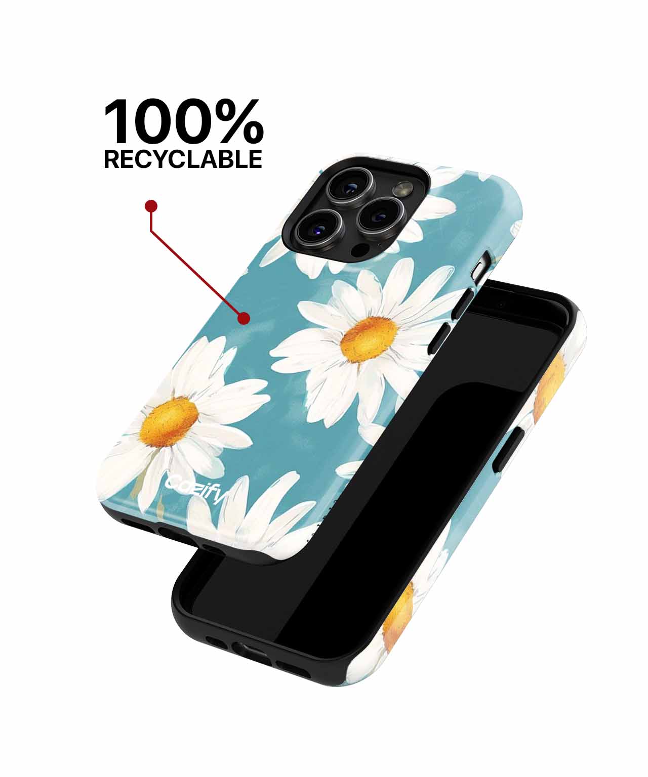 Cheerful Daisies Dance in Sunshine iPhone case Case Cazify - Delivery Canada