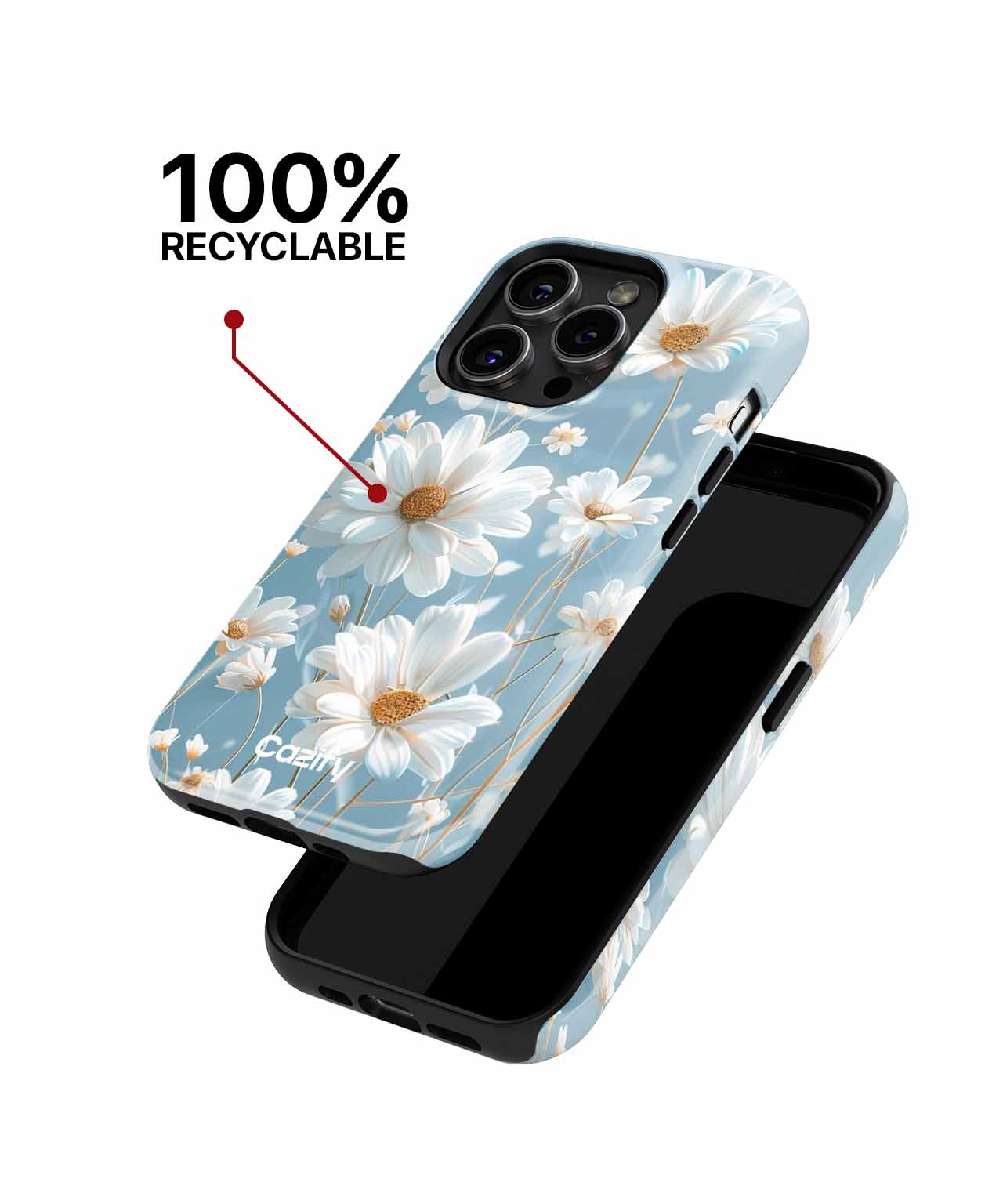 Cheerful Daisy Delight Blooming Relation iPhone case Case Cazify - Delivery Canada