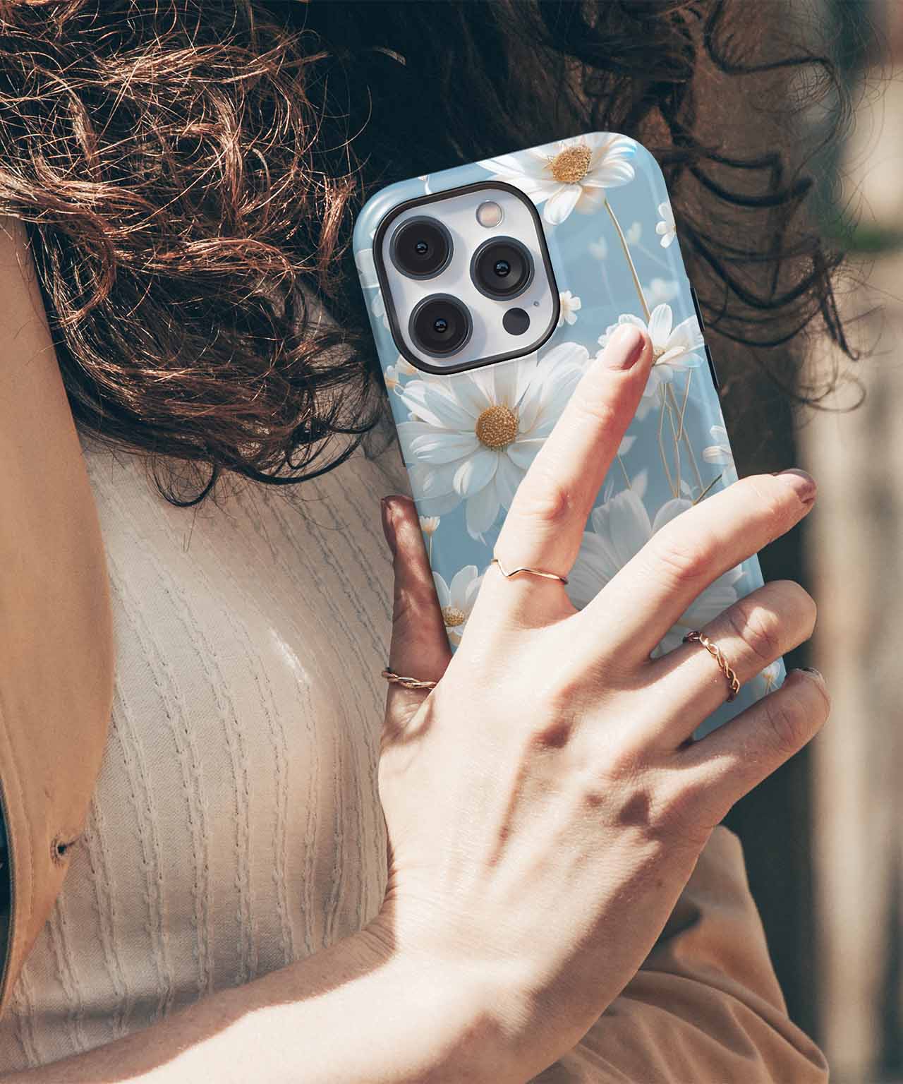 Cheerful Daisy Delight Blooming Relation iPhone case Case Cazify - Delivery Canada