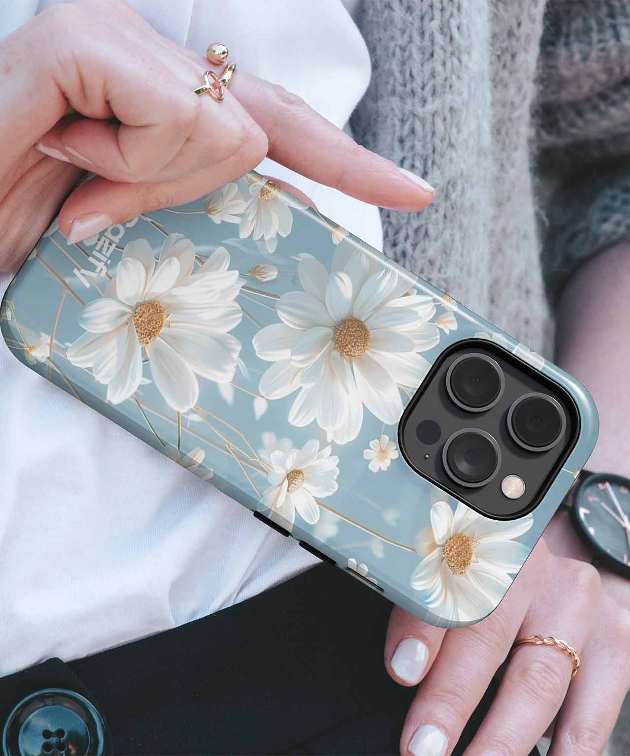 Cheerful Daisy Delight Blooming Relation iPhone case Case Cazify - Delivery Canada