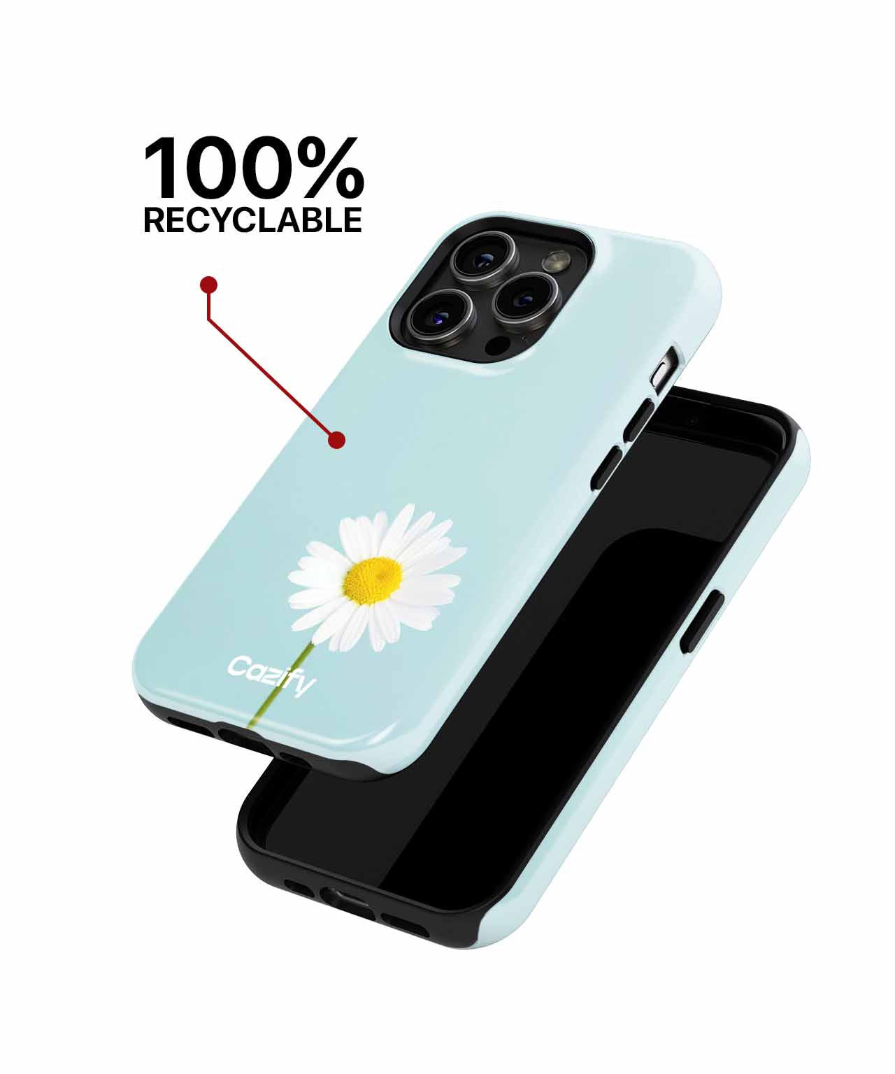 Cheerful Daisy Waving at You iPhone case Case Cazify - Delivery Canada
