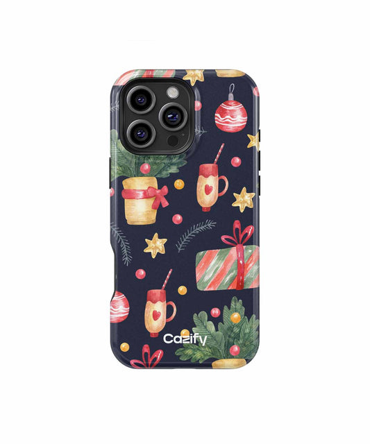 Cheerful Festive Decor With Gifts iPhone case Case Cazify - Delivery Canada