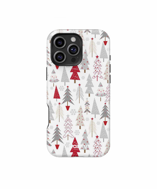 Cheerful Festive Forest of Trees iPhone case Case Cazify - Delivery Canada
