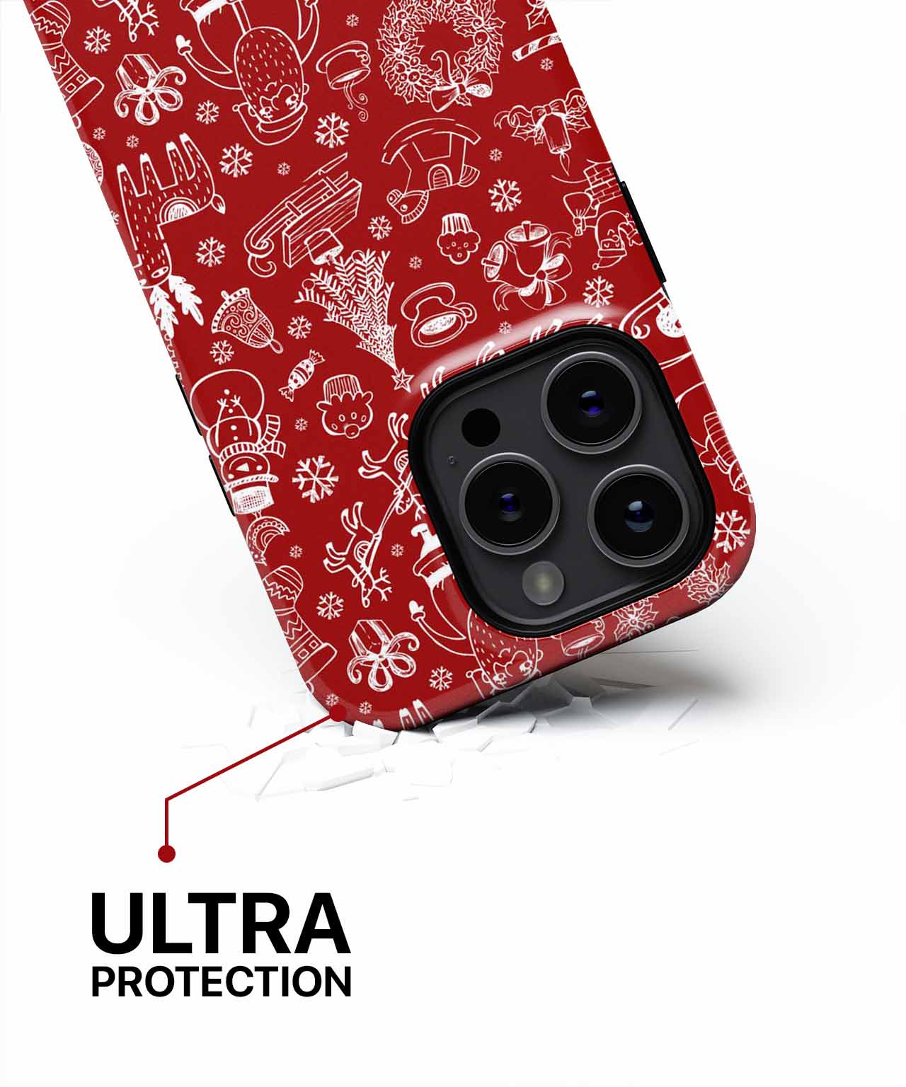 Cheerful Festive Wonderland with Santa iPhone case Case Cazify - Delivery Canada