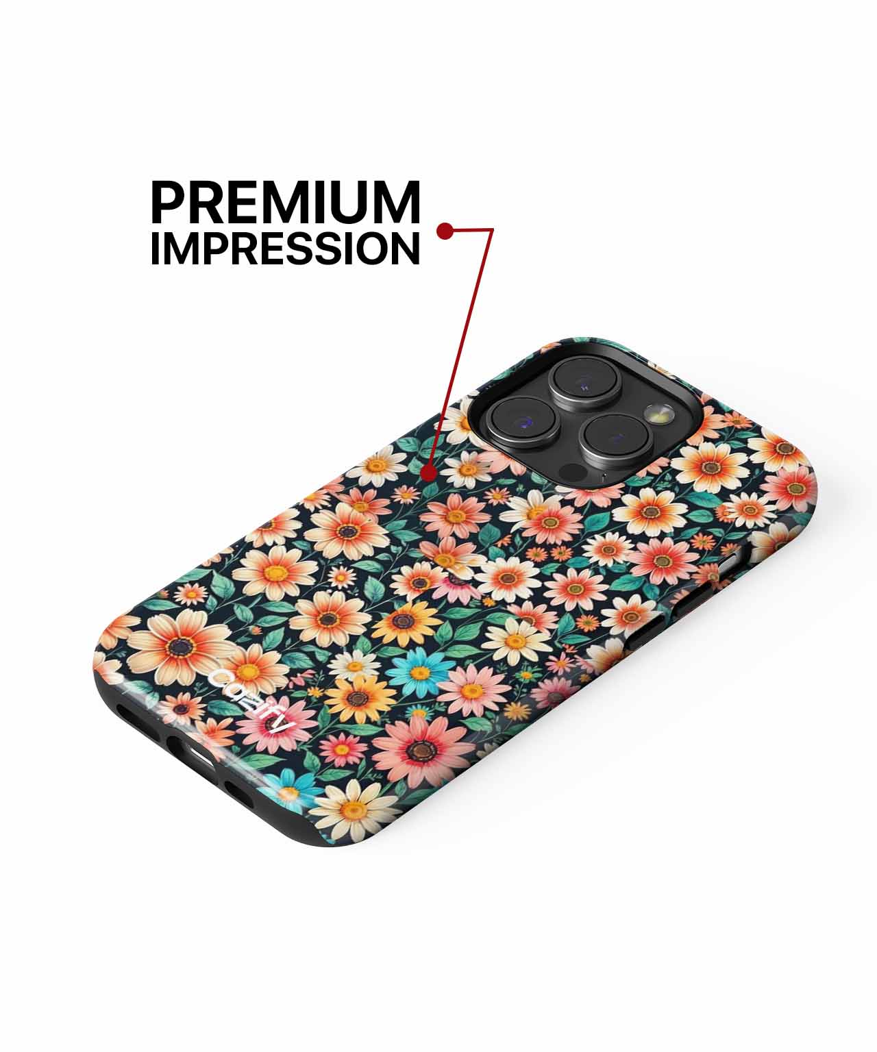 Cheerful Floral Explosion in Full Bloom iPhone case Case Cazify - Delivery Canada