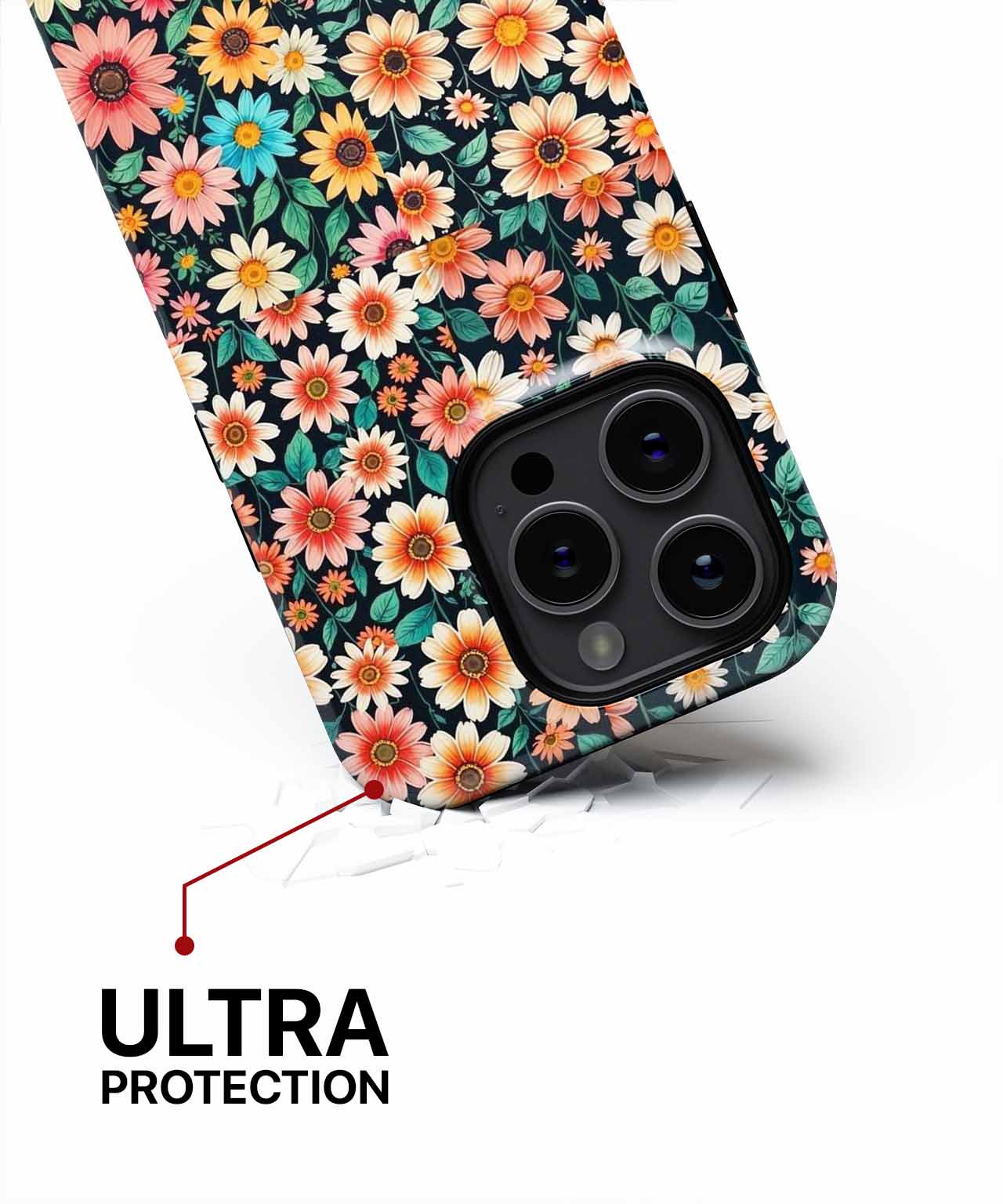 Cheerful Floral Explosion in Full Bloom iPhone case Case Cazify - Delivery Canada