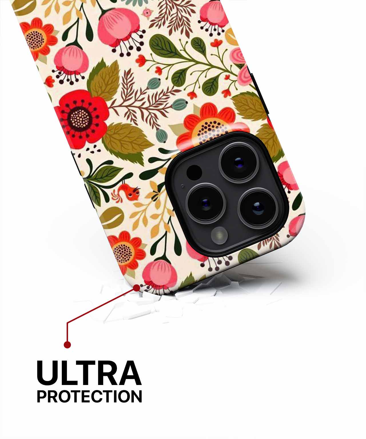 Cheerful Floral Explosion of Color iPhone case Case Cazify - Delivery Canada