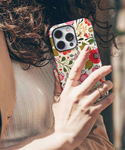 Cheerful Floral Explosion of Color iPhone case Case Cazify - Delivery Canada