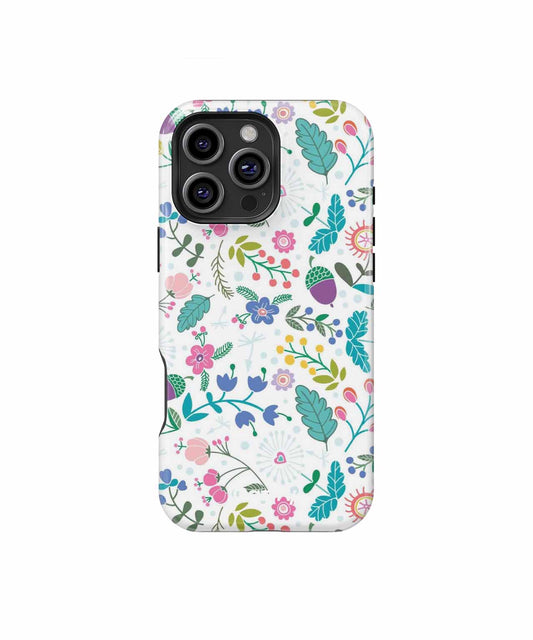 Cheerful Floral Explosion of Colors iPhone case Case Cazify - Delivery Canada