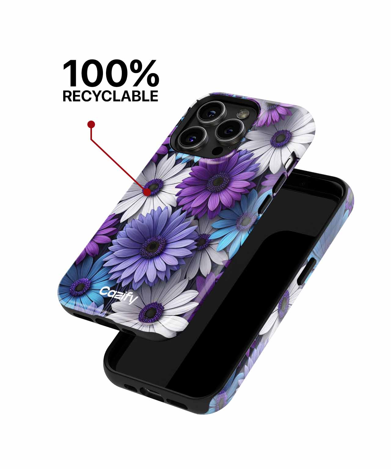 Cheerful Floral Explosion with Bold Colors iPhone case Case Cazify - Delivery Canada