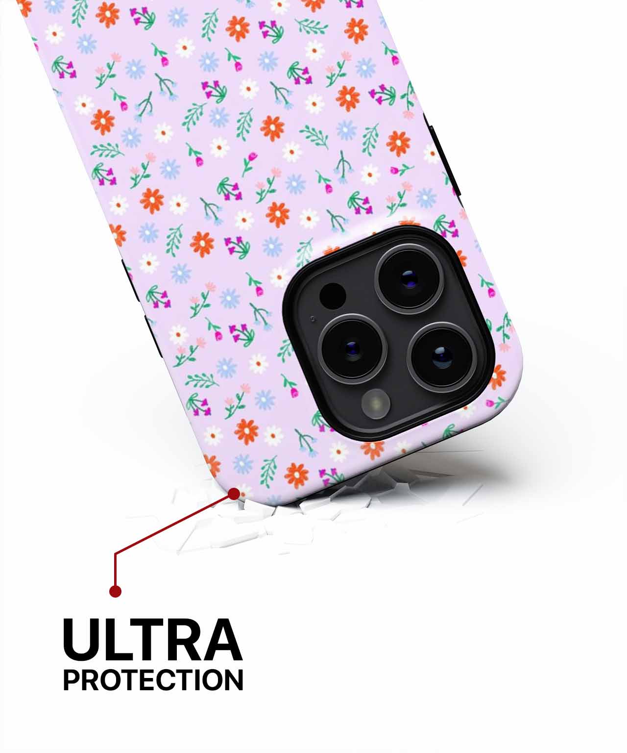 Cheerful Floral Fantasy Wallpaper iPhone case Case Cazify - Delivery Canada