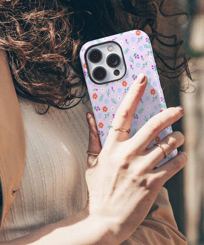 Cheerful Floral Fantasy Wallpaper iPhone case Case Cazify - Delivery Canada