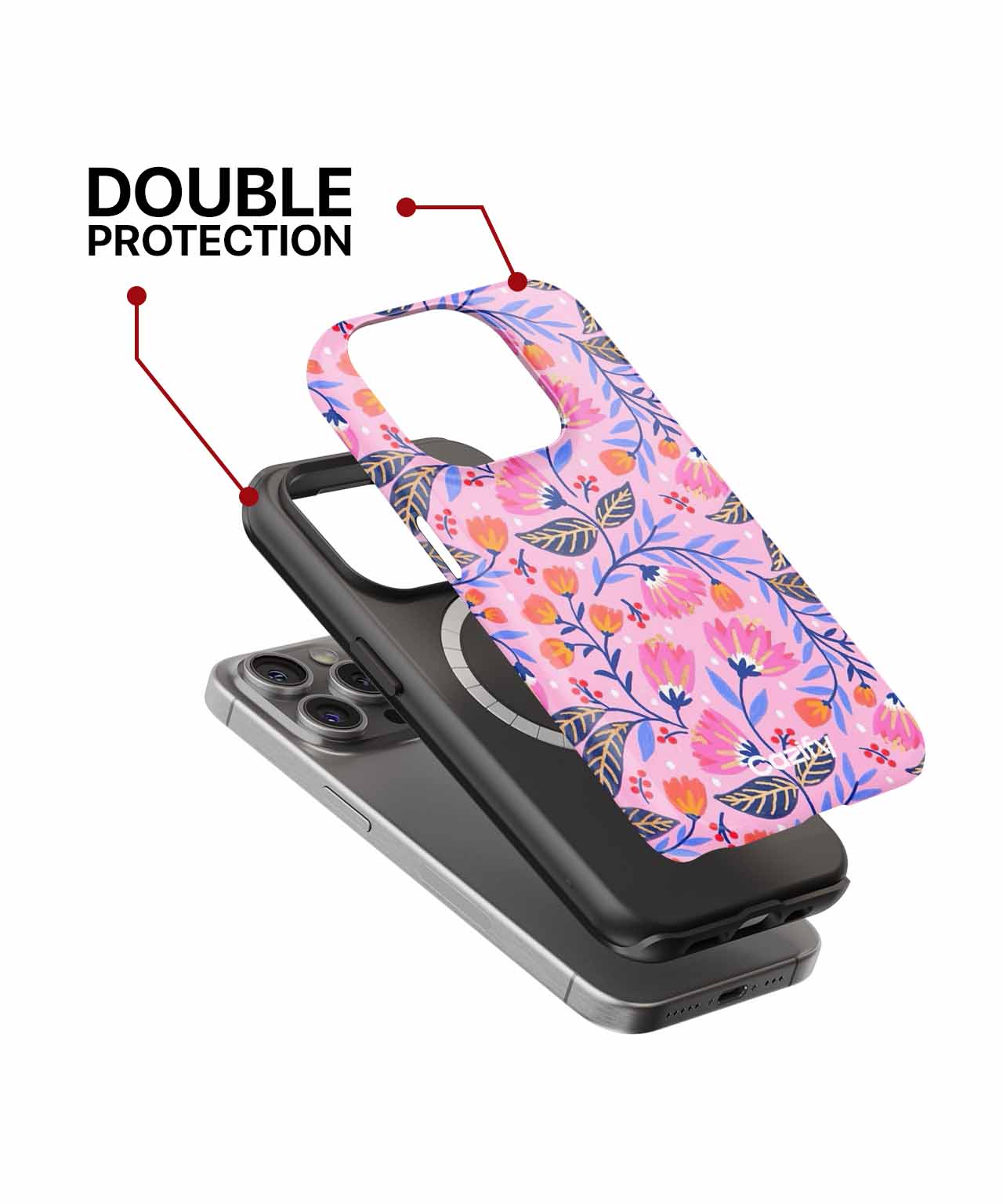 Cheerful Floral Fiesta Pattern iPhone case Case Cazify - Delivery Canada