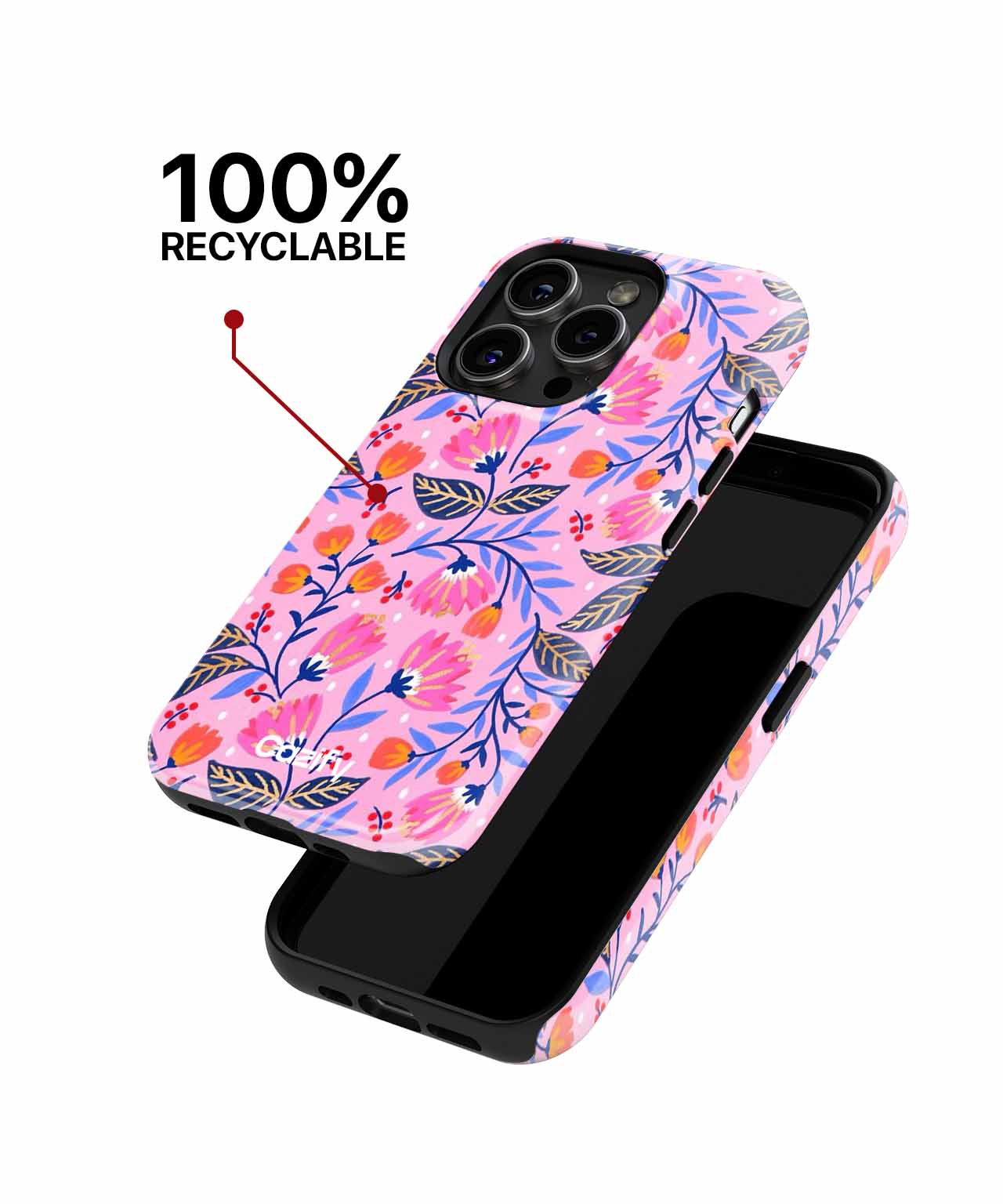 Cheerful Floral Fiesta Pattern iPhone case Case Cazify - Delivery Canada
