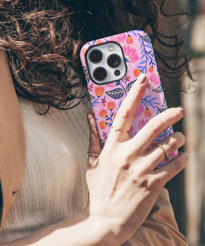 Cheerful Floral Fiesta Pattern iPhone case Case Cazify - Delivery Canada