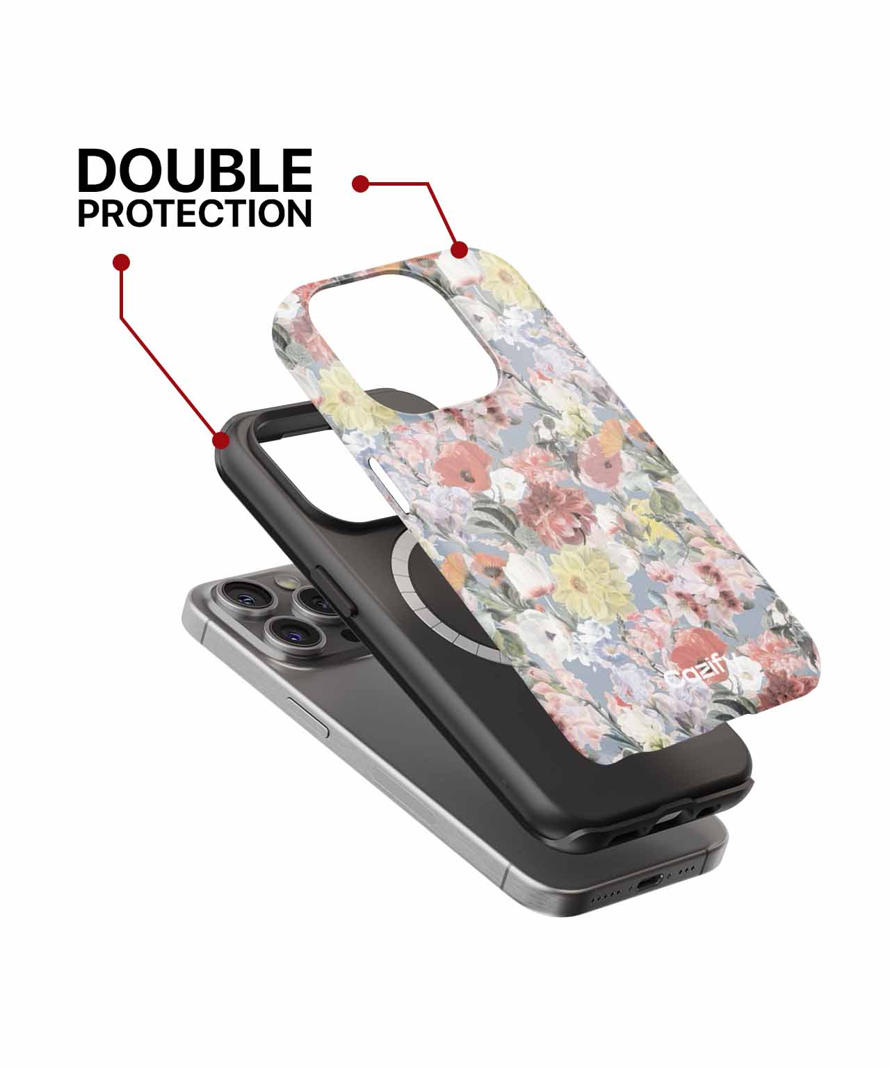 Cheerful Floral Garden Explosion iPhone case Case Cazify - Delivery Canada