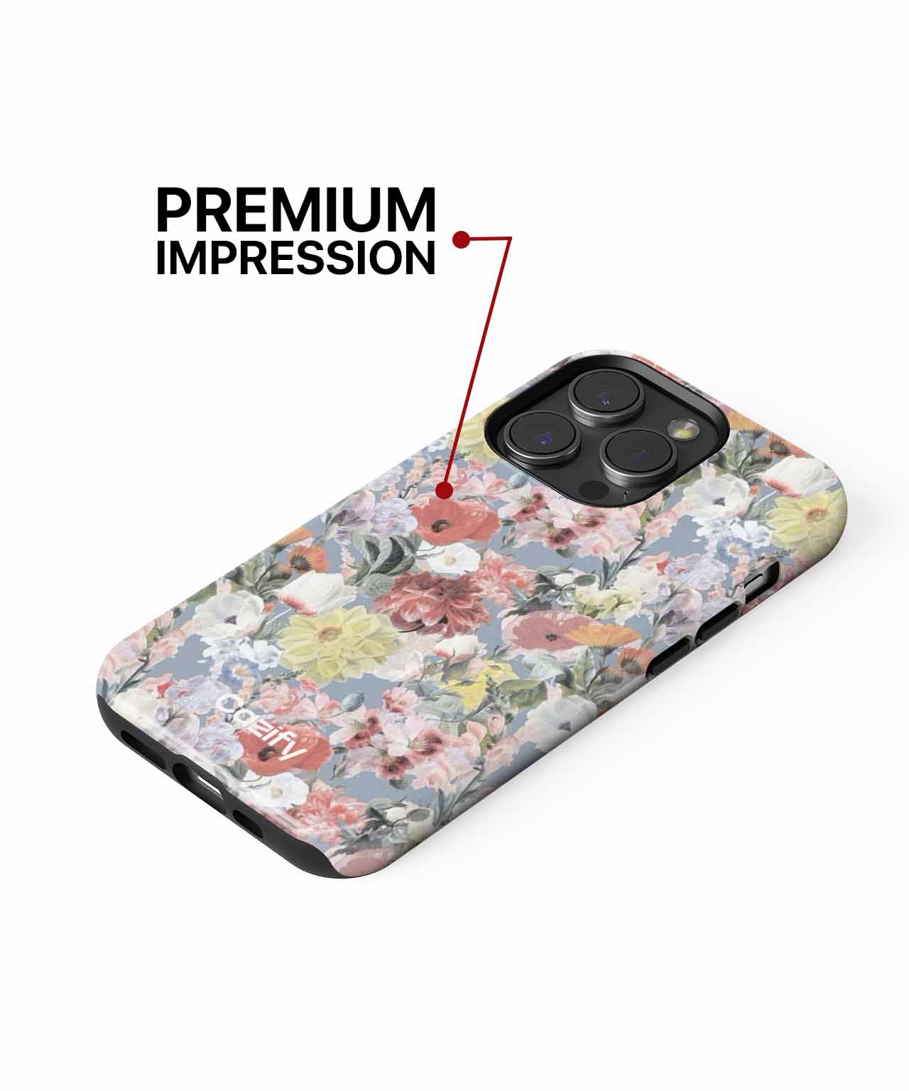 Cheerful Floral Garden Explosion iPhone case Case Cazify - Delivery Canada
