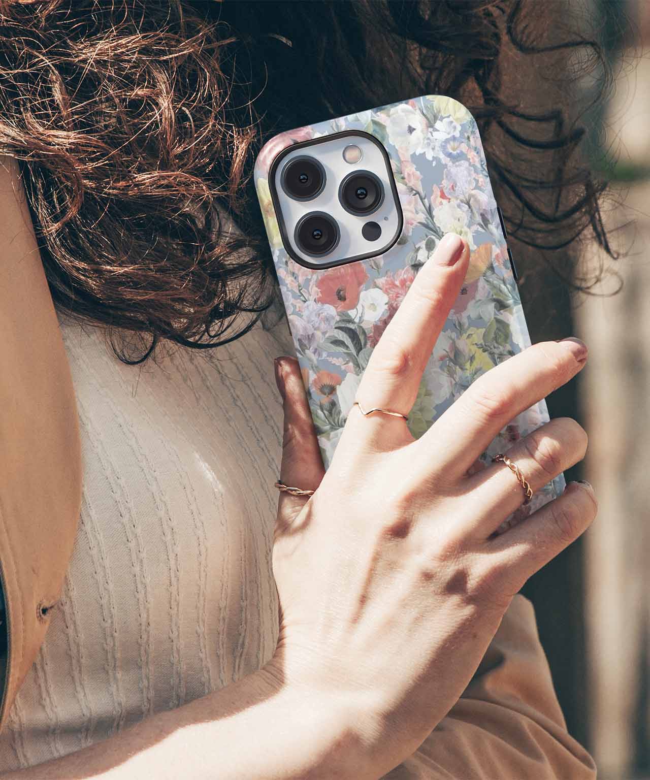 Cheerful Floral Garden Explosion iPhone case Case Cazify - Delivery Canada
