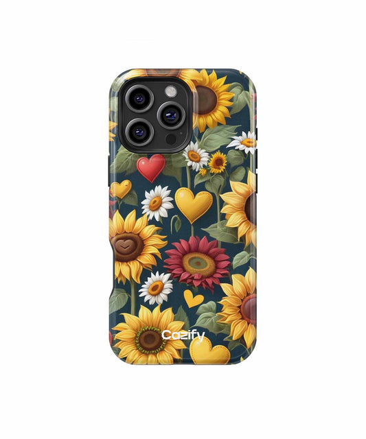 Cheerful Floral Hearts Dance Party iPhone case Case Cazify - Delivery Canada