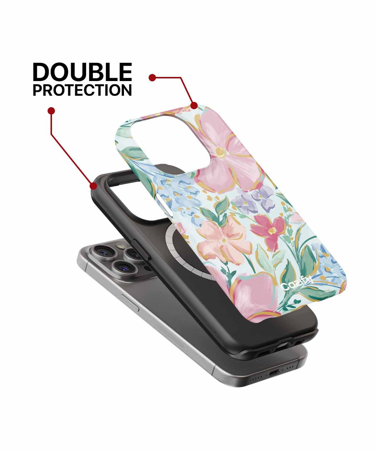 Cheerful Floral Party Explosion iPhone case Case Cazify - Delivery Canada